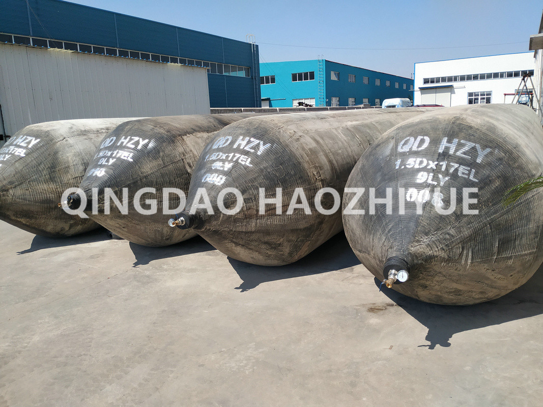 1.5x15m Ship Launching Rubber Airbag 0.05 To 0.22Mpa