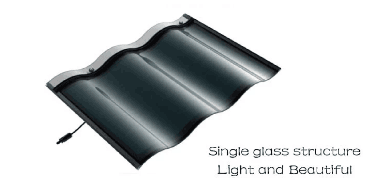 30W Hanergy Solar Roof Tiles Waterproof IP67 Photovoltaic Roof Tiles