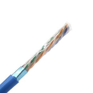 China Cat 6 6A indoor Lan Cable Twisted Pair UTP STP FTP 23AWG 0.56mm BC 1000ft Waterproof Cable wholesale