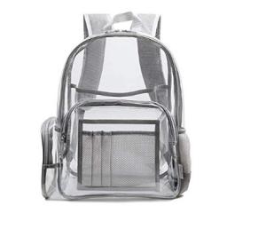 China Clear PVC Fashionable Travel Backpacks Water Resistant OEM ODM Acceptable wholesale