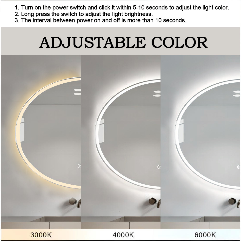 Experience the Ultimate Bathroom Lighting with Our LED Bathroom Mirror