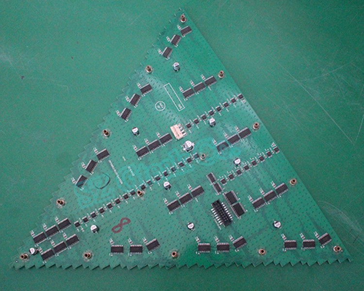 5mm triangle led screen for nightclub