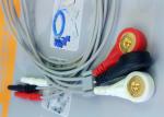 Din 3 leads ECG Leadwires medical equipment Accessories , Holter ECG Cable