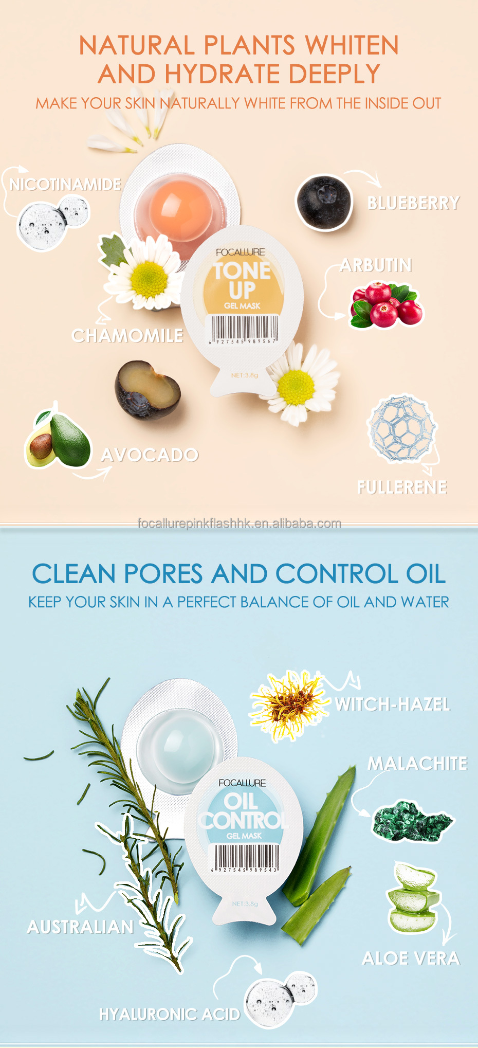 Focallure FA-SC04 Egg Face Mask Skin Care Products Anti Aging Moisturizing Face Beauty Sleep Cream Mask