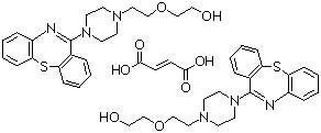 China Quetiapine fumarate CAS NO.111974-72-2 C46H54N6O8S2 wholesale