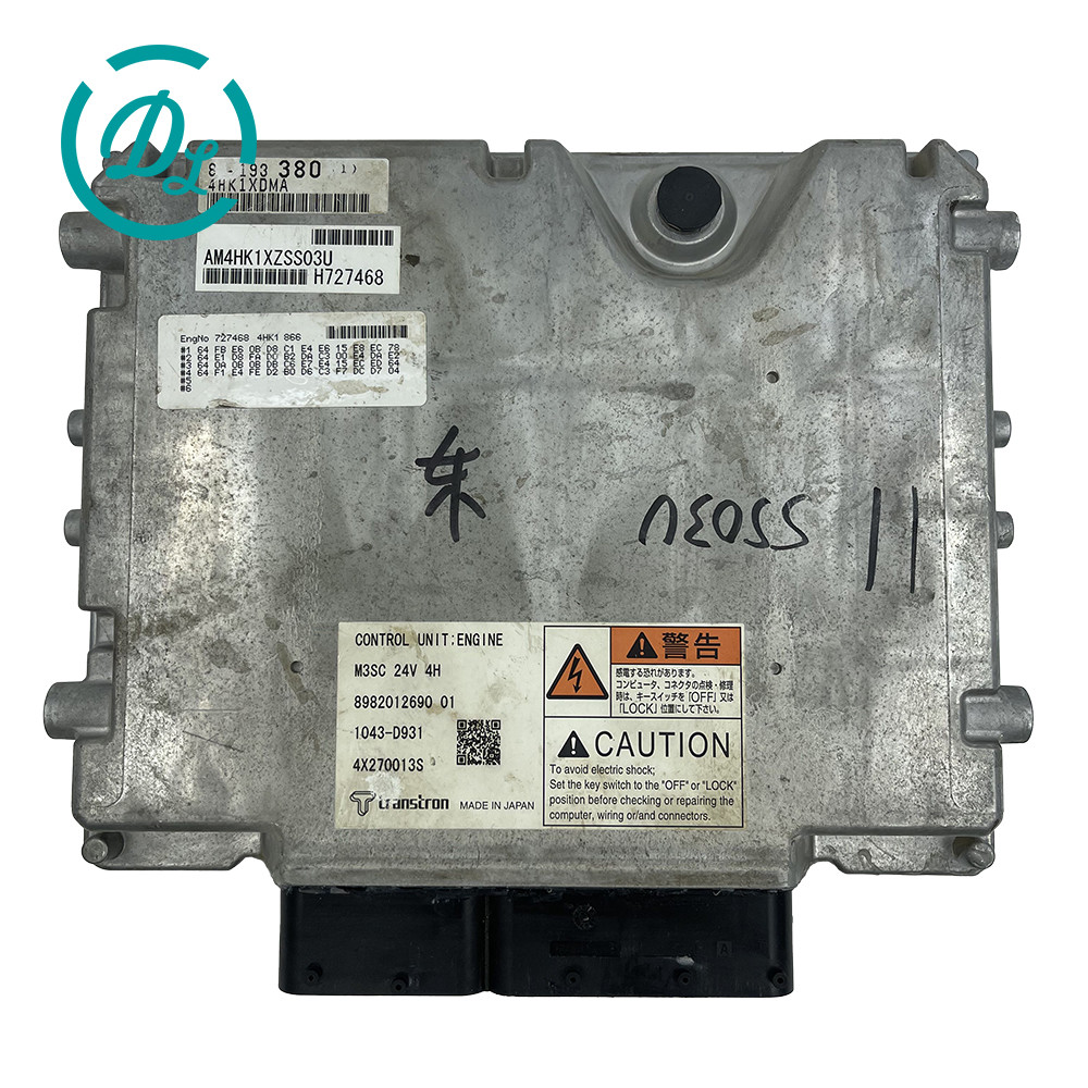 ECU Excavator ECM Controller 8982012690 8981933801 , 4HK1XZS03U Engine