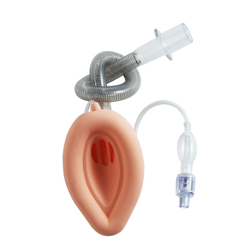 EU CE Medical Silicone Reinforced Laryngeal Mask Scope Of Application Anaesthesia Anti-bending Wire Design