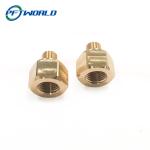 Electronic Turning CNC Brass Parts 5 Axis Zinc Titanium Plating