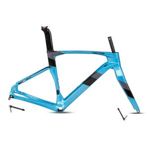 China ISO9001 Carbon Road Bike Frame 1.02KG Lightweight Professional wholesale