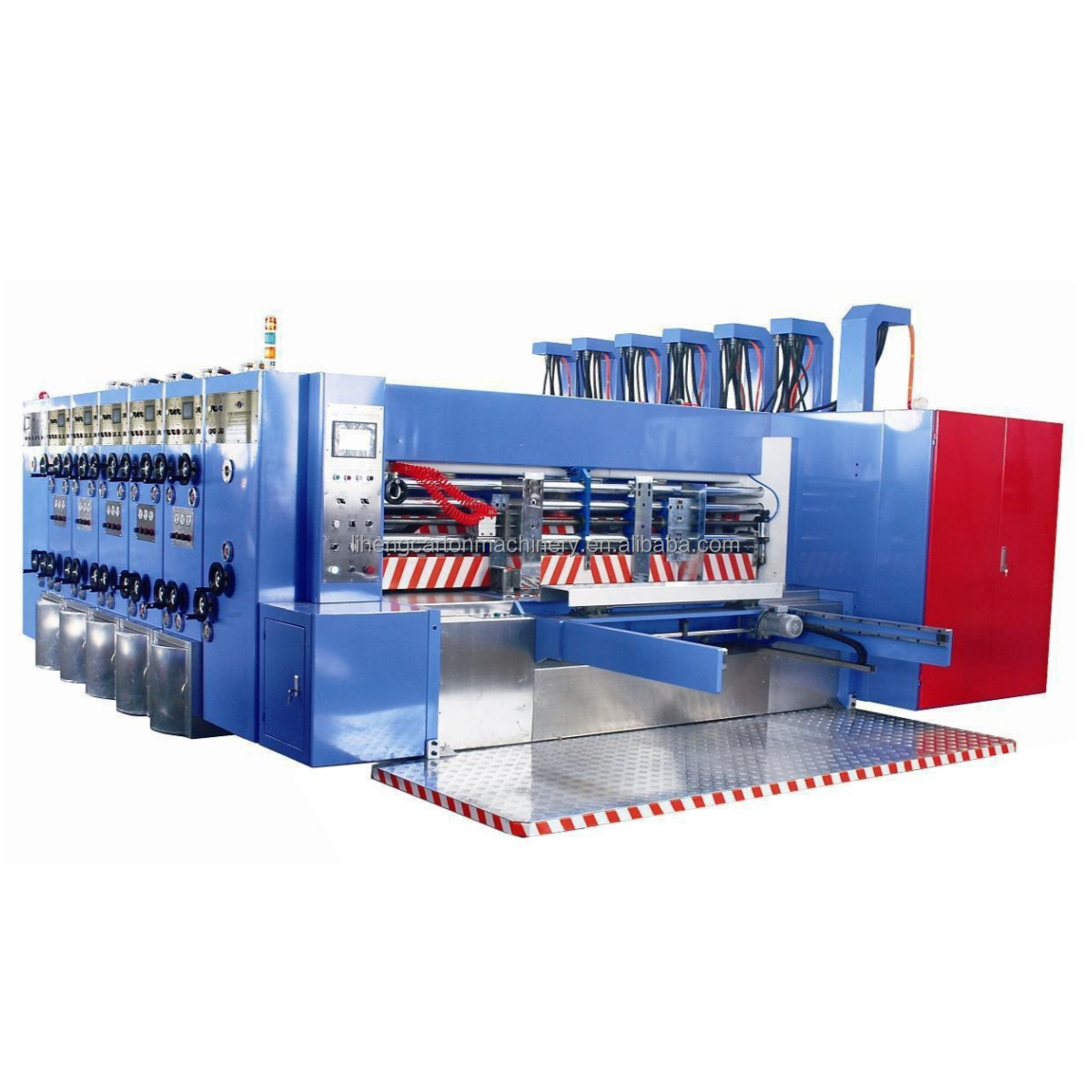 Flexo Printing Die-Cut Machine for Fruit Box Printing on Corrugated Cardboard Sheet