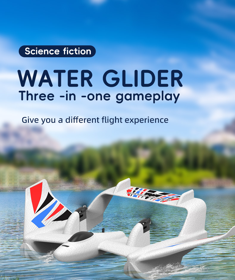 Amphibious 2.4ghz Gyroscope Glider RC Hydroplane Plane Toys Bm21 Electric Foam Rc Airplane for Children 5 to 7 Years Old
