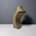 Brown Velvet Microfiber Necklace Holder Stand Medium Small Jewelry Mannequin