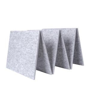 China PET Fiber Fabric Acoustic Panel Colorful Soundproof Acoustic Panels 15mm wholesale