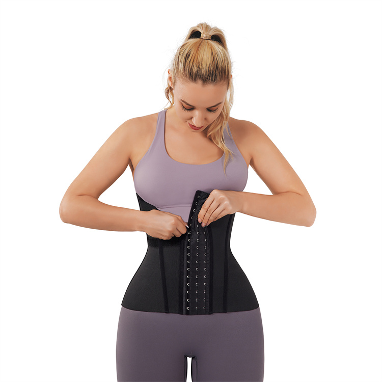 HEXIN Custom Logo Private Label Latex Waist Trainer Wrap for Slimming and Firm Control