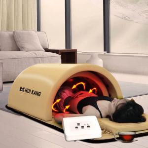 China 110V 1200W Heat Far Infrared Sauna Dome Capsule And Pillow wholesale