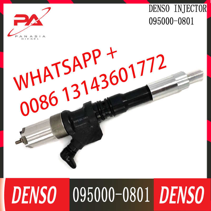095000-0801 Common Rail Diesel Fuel Injector 6156-11-3100 For Komatsu SA6D125E Engine