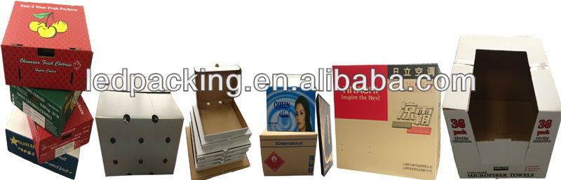Flexo Printed Carton Box/ Corrugated Box, Eco-friendly Paper Material Corrugated Carton