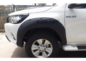 China Hilux Revo Body Parts Wheel Arch Fender Trims / 4x4 Fender Flares For Toyota Pickup wholesale