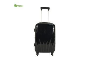 China Travel Trolley ABS PC Film Hard Sided Luggage With Expander wholesale