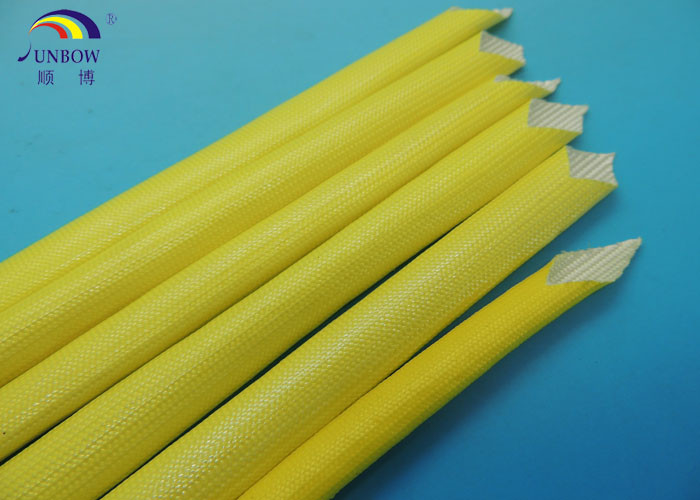 Insulation Acrylic Fiberglass Sleeving / Sleeves Wear Resistance oil proof
