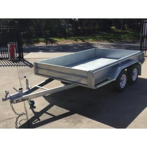 China 10x6 Hot Dipped Galvanized Tandem Trailer 2000KG wholesale