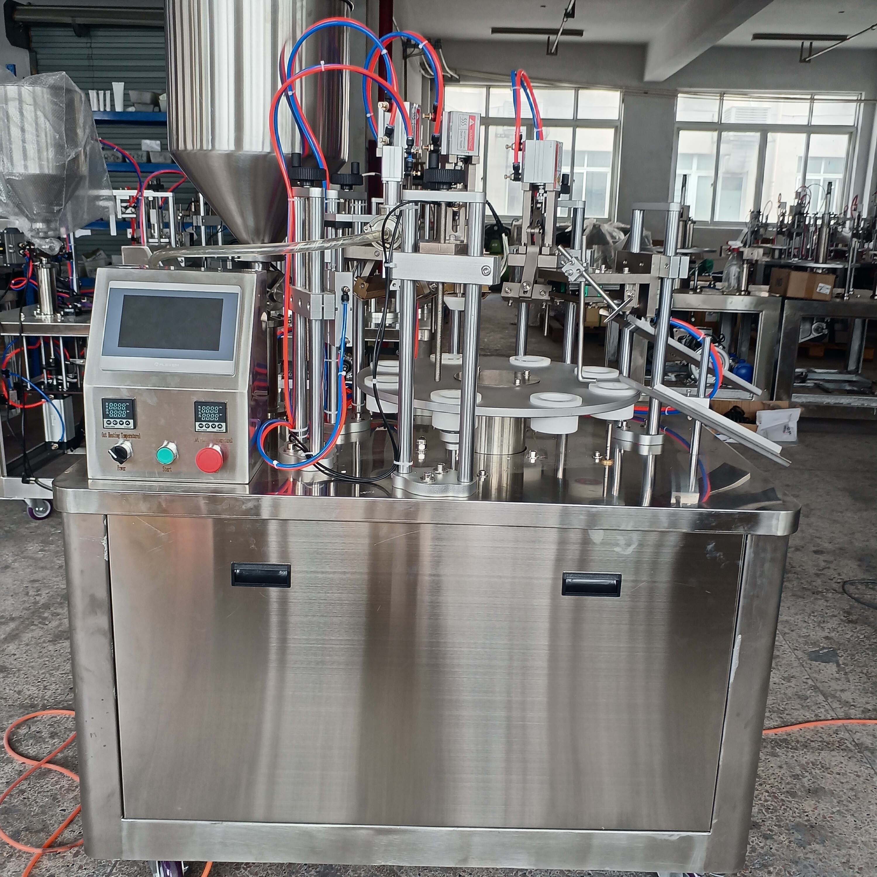 Hand Cream Toothpaste Hose Filling And Sealing Equipment Water Sachet Filling And Sealing Machine