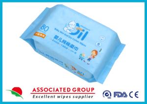 China Harmless No Fluffing Disposable Dry Wipes , Baby Wet Dry Cotton Wipes Pure Cotton wholesale