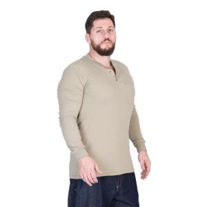 China NFPA2112 FR Shirts 100% Cotton Arc Proof Welder Shirts CAT2 Henley Shirts wholesale