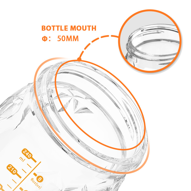 Night Fast Mixing Formula Mixing Baby Bottle 240Ml Portable