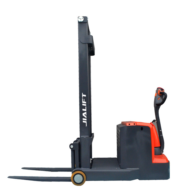 Electric Counterbanlanced Stacker Pedestrian Forklift 1000kg Lifting Height 3500mm