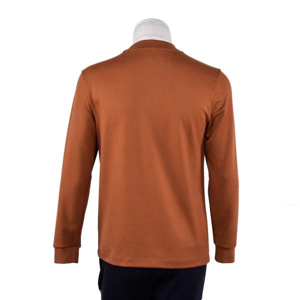 Custom Men'S Hoodies Sweatshirts Winter Autumn Brown Anti Shrink With Logo