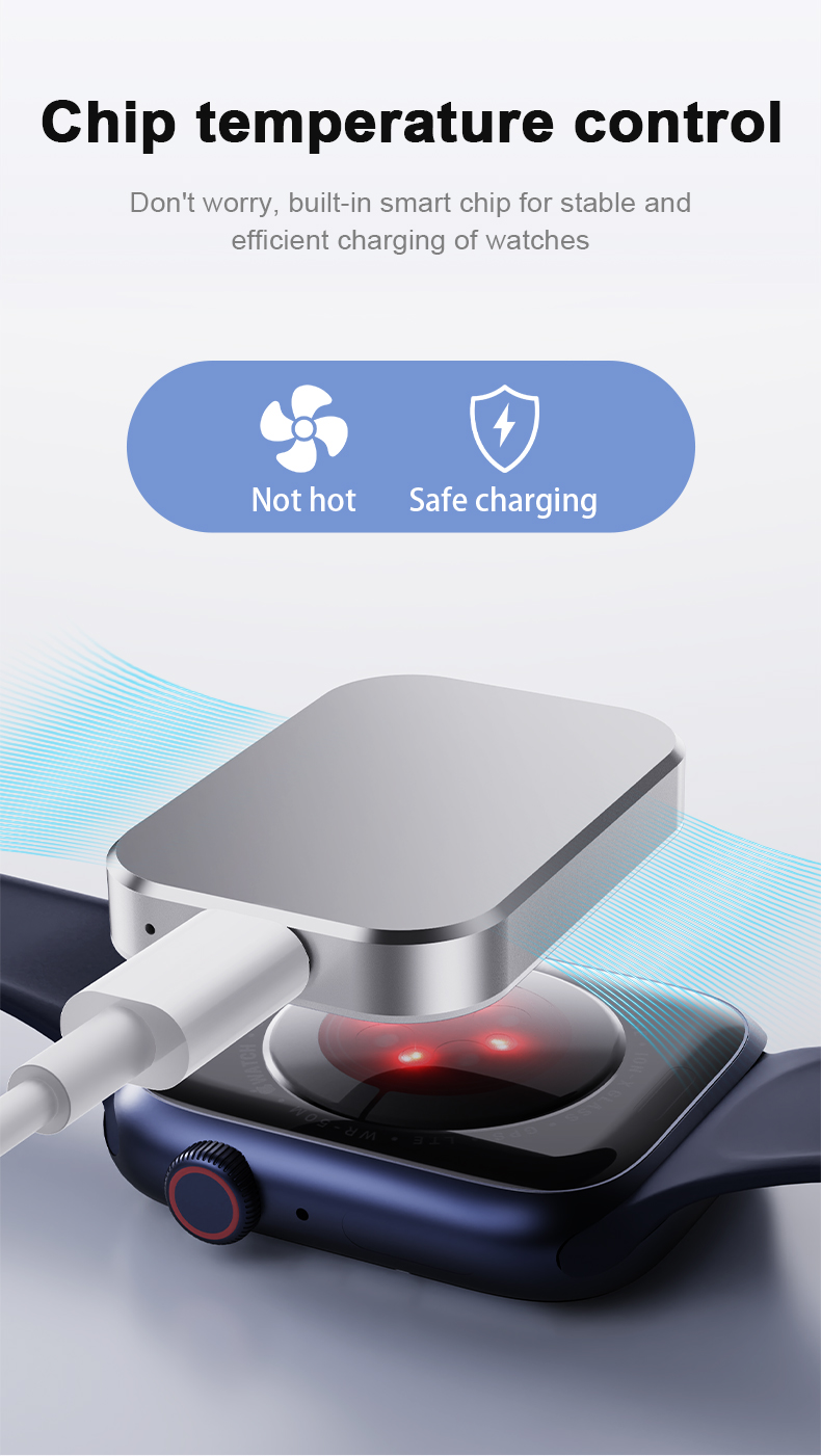 Portable 5V/1A Output Type-C Magnetic Wireless Charger for Smart Watch