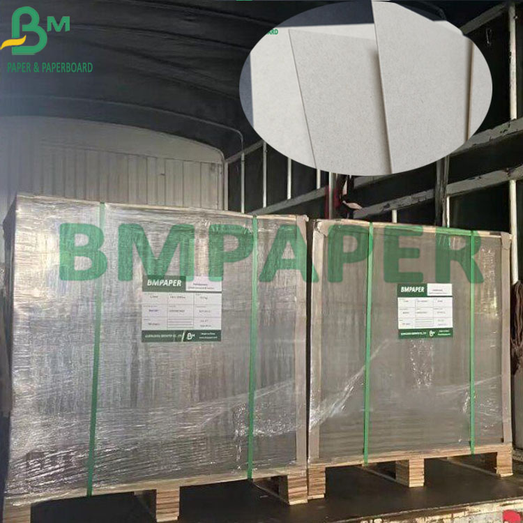 Eco - Friendly 1000mm Thickness Grey Board High Hardness Straw Board Sheets