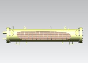 China Marine SS304 Shell 4000KW Water Cooled Condenser wholesale