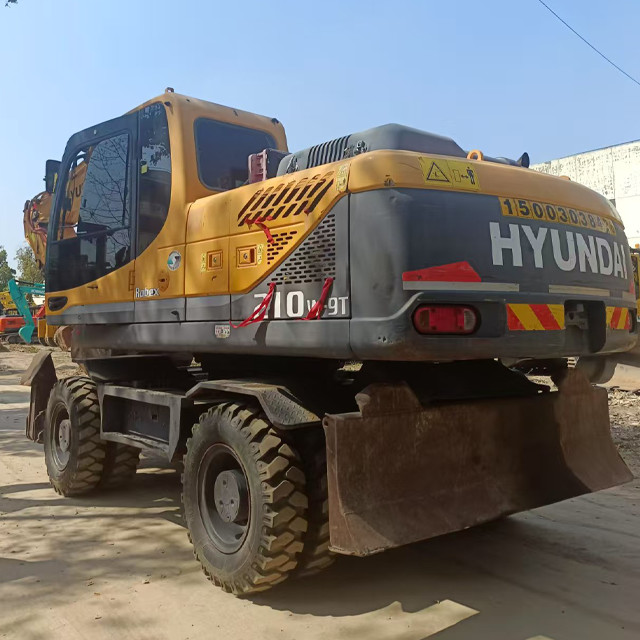 Reliable Hyundai 210W-9 Used Wheel Excavator Durable and High Performance Wheel Excavator Construction Equipment