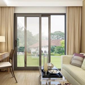 China Custom Length Powder Coated Aluminum Profile Double Glasses Heat Insulation wholesale