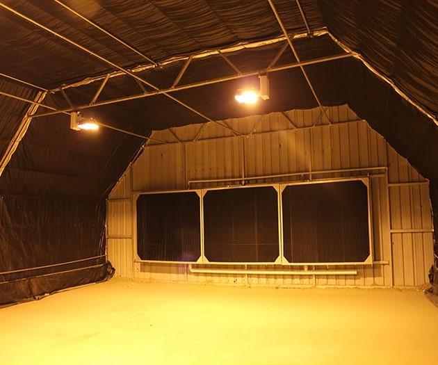 Curtain Movable Automated Blackout Greenhouse For Medical Plant Customzied 0