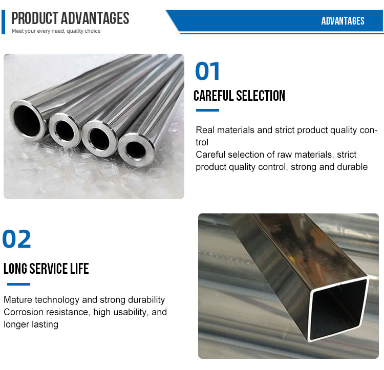 304 314 201 316 Round Stainless Steel Pipe SS Welded Pipe 2B 2K 4K Tube