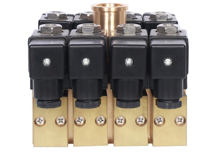 Advertising Digital Manifold Solenoid Valve Outdoor / Indoor Water Curtain Control