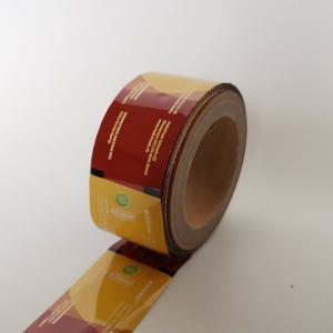 China LDPE 55mm 85 Micron Printed Packaging Film Roll wholesale