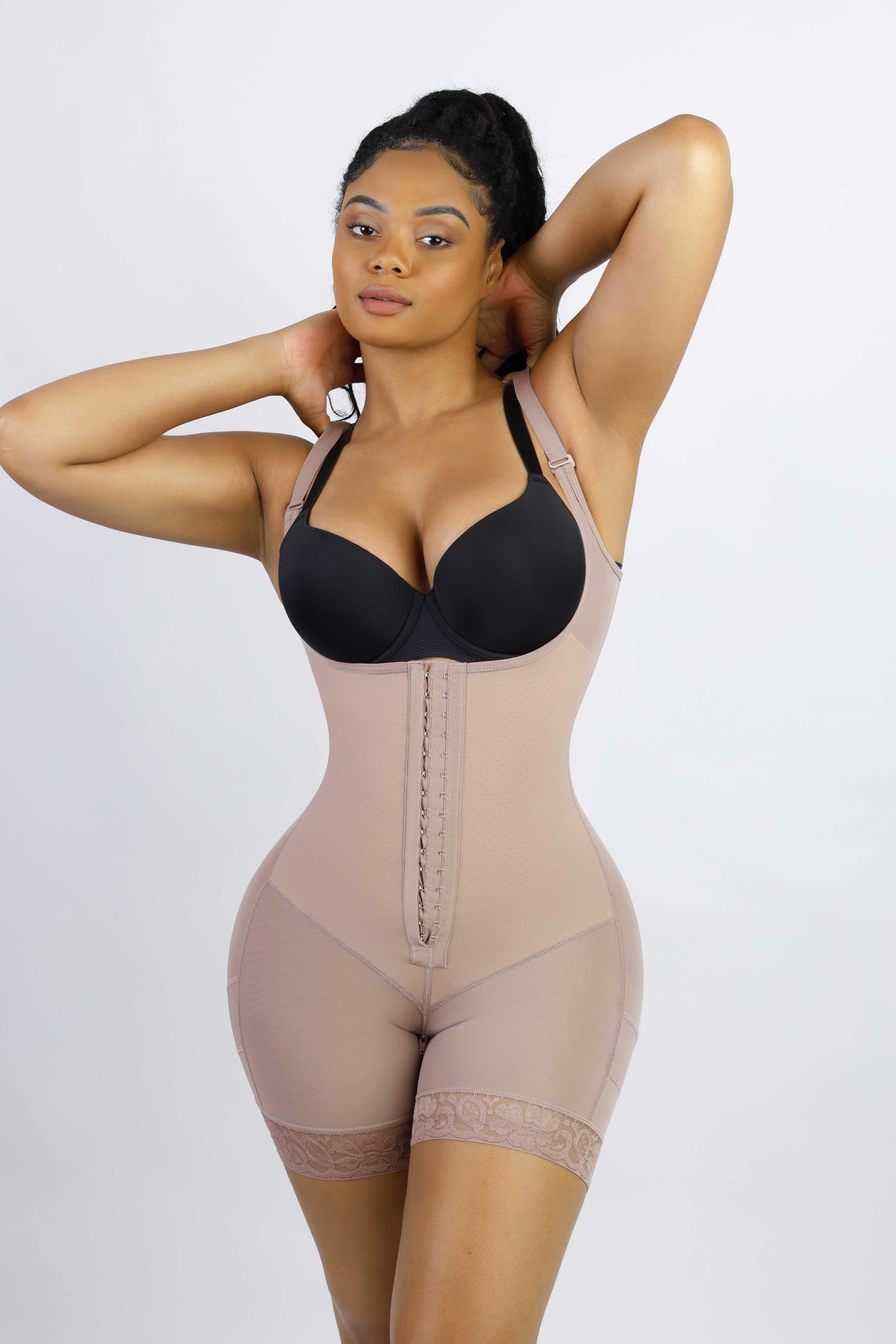 Control Panties Tummy Trimmer Bbl Shapewear with Double Layer Compression Fabric Type