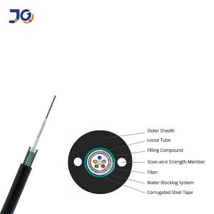 China Good Quality GYXTW Armoured 4 8 12 Core Single Mode Fiber Optic Cable For Duct/Aerial installation wholesale