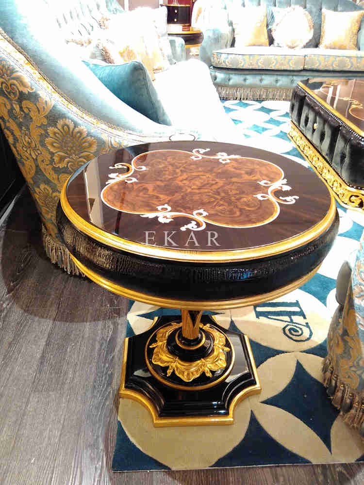 2015 hot sale round low coffee table end table safe TT-016