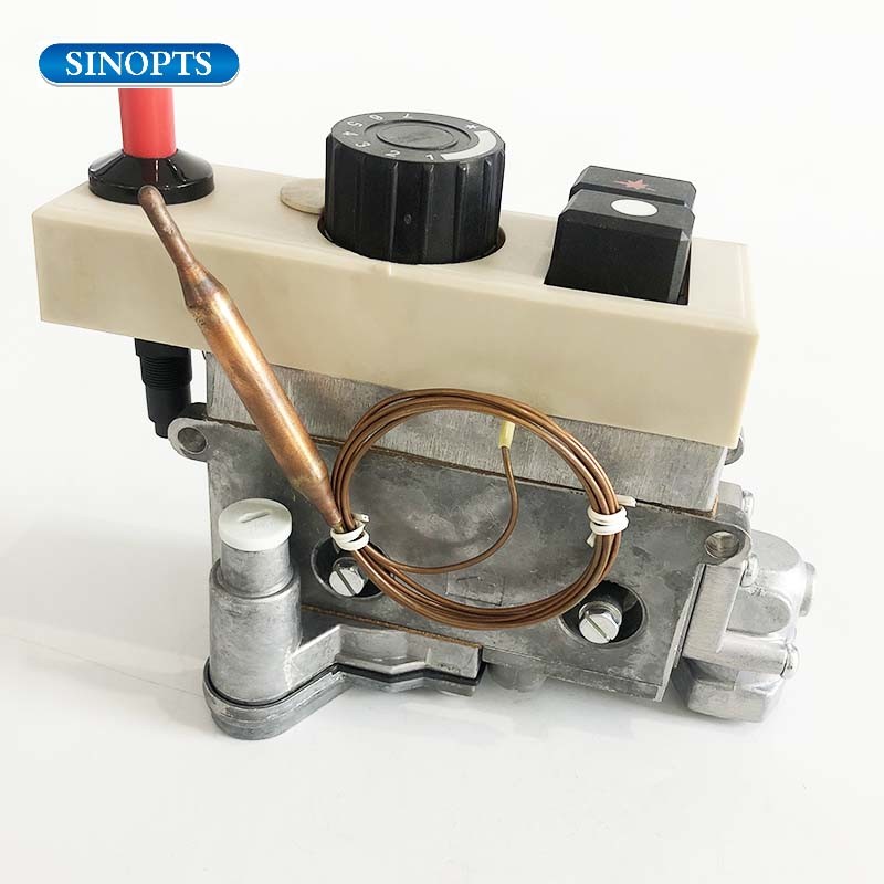 High Quality Gas Temperature-Sensing Valve 40-90 Degree Fryer Thermostat Gas Control Valve Wtih Thermocouple for Home Appliances