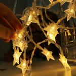 New Warm White 4m/13ft 40 LED Star Light Fairy String Light for Christmas