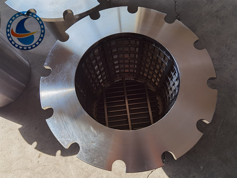 Corrosion Resistant 500mm Length Duplex Steel 2205 Wedge Wire Screen Strainer Pipes For Oil And Gas Industry