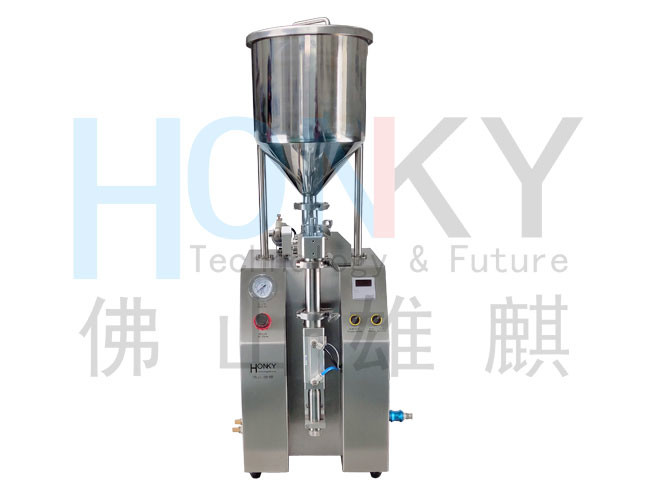 Pneumatic 12ml Semi Automatic Paste Filling Machine For Gel Syringe