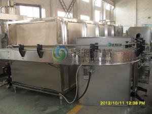 China Juice Glass Bottle Cooling Machine , Stainless Steel Beverage Production Equipment wholesale