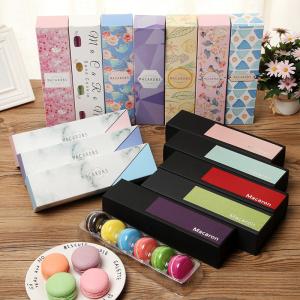 China Colorful Macaron Packing Cardboard Drawer Box , Eco Friendly Food Packaging wholesale