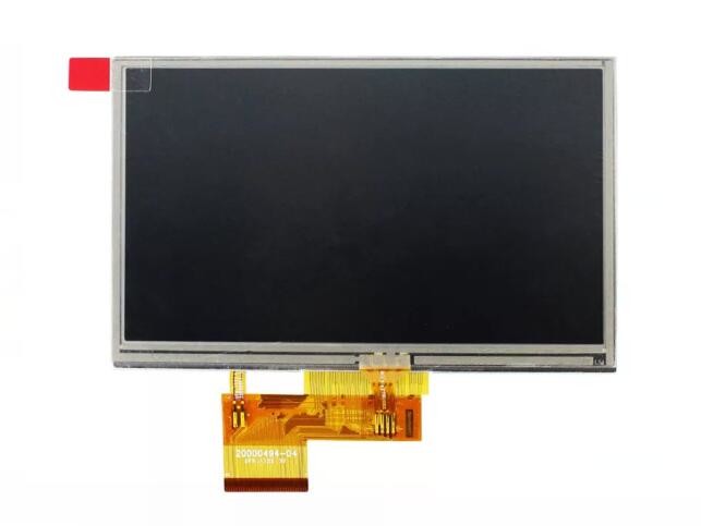 480*272 Industrial TFT Panel LCD Display Module 500:1 At050tn34 Tp